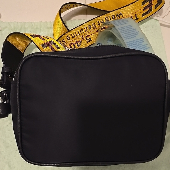 Off-White Black Bag with Yellow Strap - Picture 2 of 4